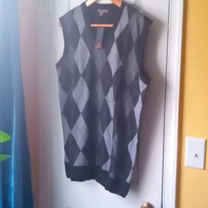 NWT men's Sahara Club argyle sweater vest size XL